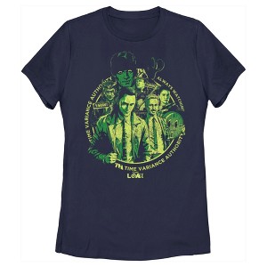 Women's Marvel Loki Time Variance Authority Agents T-Shirt - 1 of 4