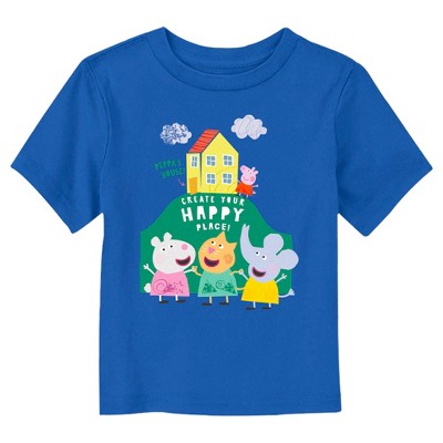 Peppa Pig Toddler Boy Letter Print Short-sleeve Tee