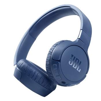 JBL Tune 660NC Wireless On-Ear Active Noise Cancelling Headphones (Blue).