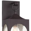 Possini Euro Design Tyne Modern Outdoor Wall Light Fixture Bronze 16 1/2" Seedy Glass for Post Exterior Barn Deck House Porch Yard Posts Patio Home - 3 of 4
