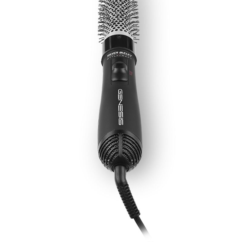 Silver Bullet Genesis Professional Round Hot Brush 1.5" inch Hair Styler, 5 of 8