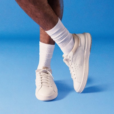 Clarks Mens Courtlite 2 Run White Leather Shoes 11 Medium — фото 2
