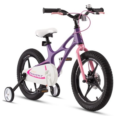 RoyalBaby RoyalMg Galaxy Fleet Children Kids Bicycle w/2 Disc Brakes and Training Wheels, for Boys and Girls Ages 3 to 5