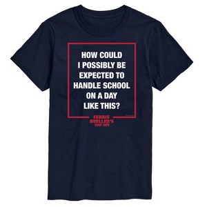 Men's - Ferris Bueller's Day Off - How Could I Possibly Short Sleeve Graphic T-Shirt - 1 of 4