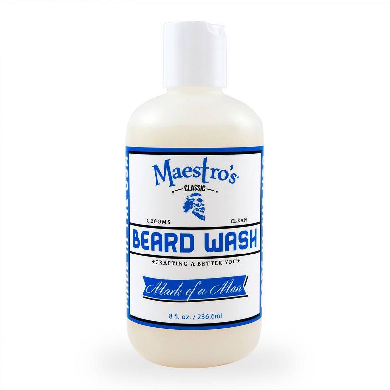 Maestro&#39;s Classic Beard Wash Mark of a Man Blend - 8.0oz, 1 of 5