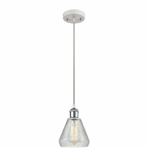 Conesus - 1 Light Cord Hung Mini Pendant In Industrial Style-10 Inches Tall and 6 Inches Wide - 1 of 1