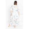 Women's Plus Size Shy Orchid Maxi Dress - ivory | CITY CHIC - 4 of 4