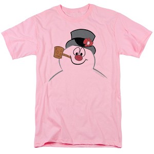 Frosty The Snowman Frosty Face Adult T-Shirt - 1 of 4