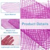 Unique Bargains Sheer Nylon Glitters Wave Mesh Decorative Ribbon Trim 6 Inch 10 Yards - 3 of 4