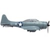 Douglas Dauntless SBD-4 VMSB-233 "Sister" Bomber Guadalcanal, Soloman Islands 1943 1/72 Diecast Model Airplane by Oxford Diecast - 2 of 4