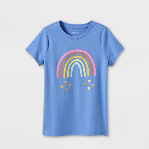 Rainbow graphic T-shirt