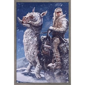 Trends International Star Wars: The Empire Strikes Back By AJ Frena Framed Wall Poster Prints - 1 of 4