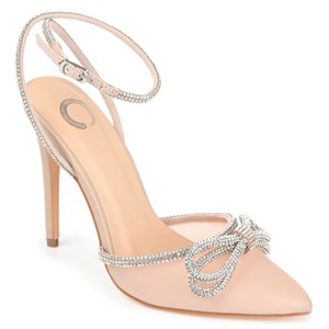 Journee Collection Women's Gracia Buckle High Stiletto Pointed Toe Pumps - 1 of 4
