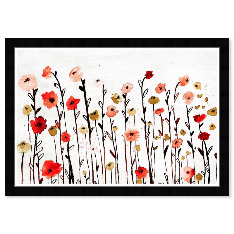 19&#34; x 13&#34; Beautiful Growth Poppy Floral and Botanical Framed Wall Art White/Red - Wynwood Studio, 4 of 7