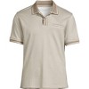 Lands' End Men's Short Sleeve Tipped Welt Pocket Supima Polo - 3 of 3