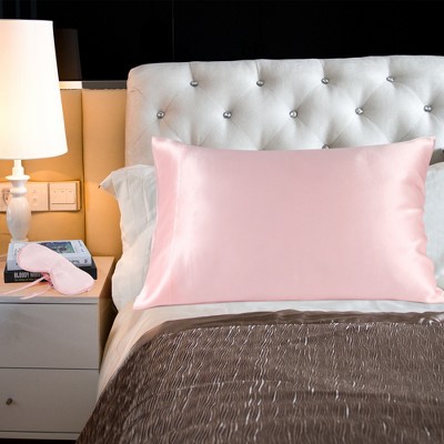 PiccoCasa 19 Momme Envelope Closure Silk Pillowcase with Eye Cover