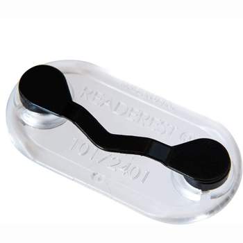 Readerest Magnetic Eyeglass Holder | Name Tag, Magnet Badge, Sunglasses Holder, Black