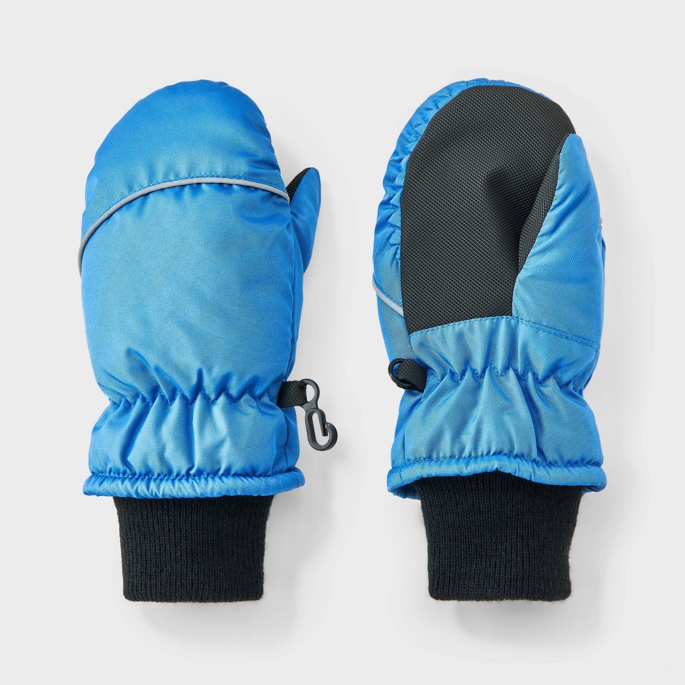 Baby Ski Mittens - Cat & Jack™ Blue 12M-24M