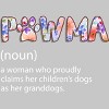 Men's Design By Humans Grandmother Loves Grandogs Pawma By littlesenh1 T-Shirt - 2 of 2