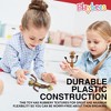 Playbees Bendable Toys - 12 Pack of 4 Inch Zoo Animals Assortment - Stress Reliever, themed Parties, School Prizes, Birthday, Party Favor and Supply - 4 of 4