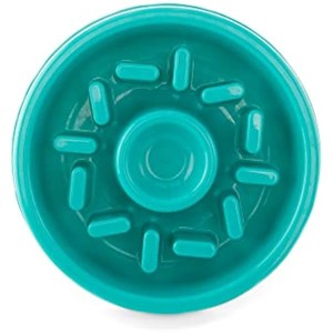 ZippyPaws - Happy Bowl - Slow Feeder Dog Bowl - Up to 10x Slower Eating - Dishwasher Safe, Non Slip - Donut - 1 of 1