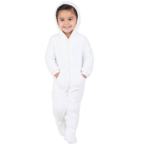 Footed Pajamas - In The Clouds Infant Hoodie Chenille Onesie - Infant ...