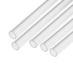 Unique Bargains Lamp Lantern Water Cooling System Acrylic Round Pipes Clear 9 Pcs 6" - 1 of 4