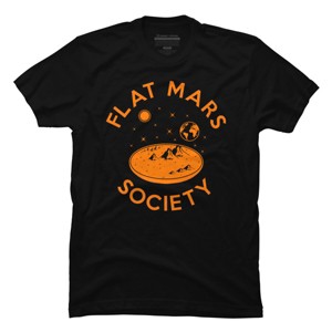 Men's Design By Humans Flat mars society By Bomdesignz T-Shirt - 1 of 4