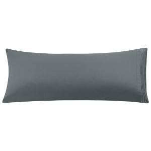 PiccoCasa Soft Breathable Microfiber Embroidery Zipper Closure Body Pillowcases 1 Pc - 1 of 4
