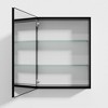 Lirago Bathroom Vanities Surface-mounted/Recessed Mirror Cabinet with Mirror with Adjustable Shelf 26*20 Silver - 4 of 4