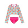 Lands' End Kids Long Sleeve Top Bikini Set Swimsuit - 2 of 3
