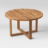 Sindri Round Wooden Coffee Table Brown - Threshold™ - image 4 of 4