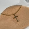 Cross Pendant Necklace - HTUTWOO™ Metal Titanium Steel Cross Pendant Necklace, for Mother, Daughter, Sister, Friends and Everyday Wear - 4 of 4