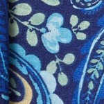navy paisley