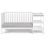 Lirago 3-in-1 Convertible Crib and Changer Combo White - 3 of 4