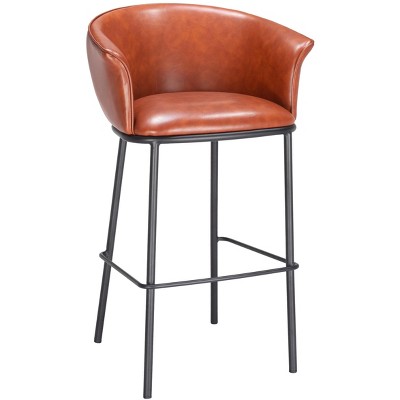 Zuo Garston Barstool Brown