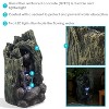 Sunnydaze 28"H Electric Glass Reinforced Concrete Cavern of Mystery Outdoor Water Fountain with LED Light - 2 of 4