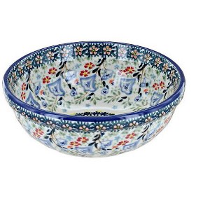 Blue Rose Polish Pottery M089 Manufaktura Dessert Bowl - 1 of 2
