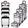 Byootique 3-Piece Makeup Train Cases Cosmetic Organizer Kit ForgetMeNo pattern - 2 of 4
