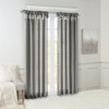 DSVIMOY Curtain Panels, Twist Tab Lined Window Curtain Panel, Charcoal, 108"*50"*0.13" - 2 of 4