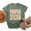 Pumpkin Season Stacked Distressed - Women's Garment Dyed Graphic T-Shirt - 2 of 4