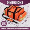 Kemp USA Maxi Trauma Bag, Orange - 3 of 4