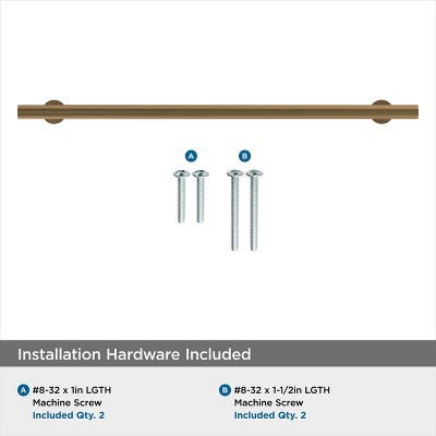 Champagne Bronze Modern 10-1/16 inch Cabinet Bar Pull