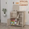 LAOTIES 4-Tier Wooden Hamster Cage With Storage,Large Indoor Guinea Pig Cages With Acrylic Windows And Openable Top For Small Animals - 4 of 4