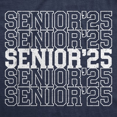Мужские футболки Crazy Dog T-Shirts, Inc. Mens Funny T Shirts Senior 25 Sarcastic Graduation Graphic Novelty Tee for Men - Crazy Dog Men's T Shirt With Sarcastic Sayings Navy L — фото 2