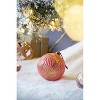 Tramull Set of 4 Glass Christmas Ball Ornaments, 4.7" Hanging Decor for Holiday Tree & Party Decorations - 3 of 4