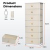 Pellebant Slim Tall Vertical 7-Drawer Chest Dresser - 2 of 4