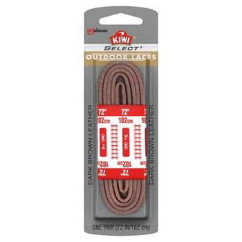 Kiwi Select Outdoor Leather Laces - Golden Brown 72in : Target
