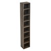 Lycvki 8-Tier Tall Narrow Decorative Bookshelf Storage Cabinet with Adjustable Shelves - 3 of 4