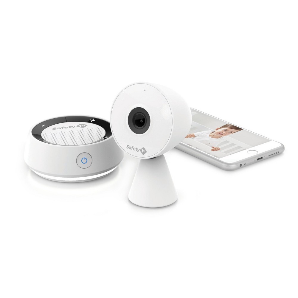 Safety 1st HD Wifi Baby Monitor with Sound & Movement Detection - White - Safety 1st